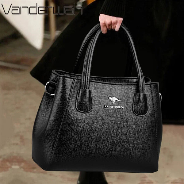 Bolsas de couro de luxo de 2 camadas