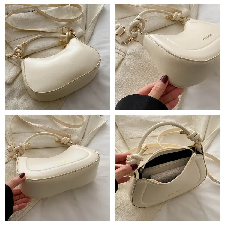 Bolsa de ombro em couro